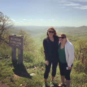 Andrea Herschelman with her sister