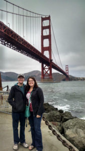 Joe with his wife, Audra